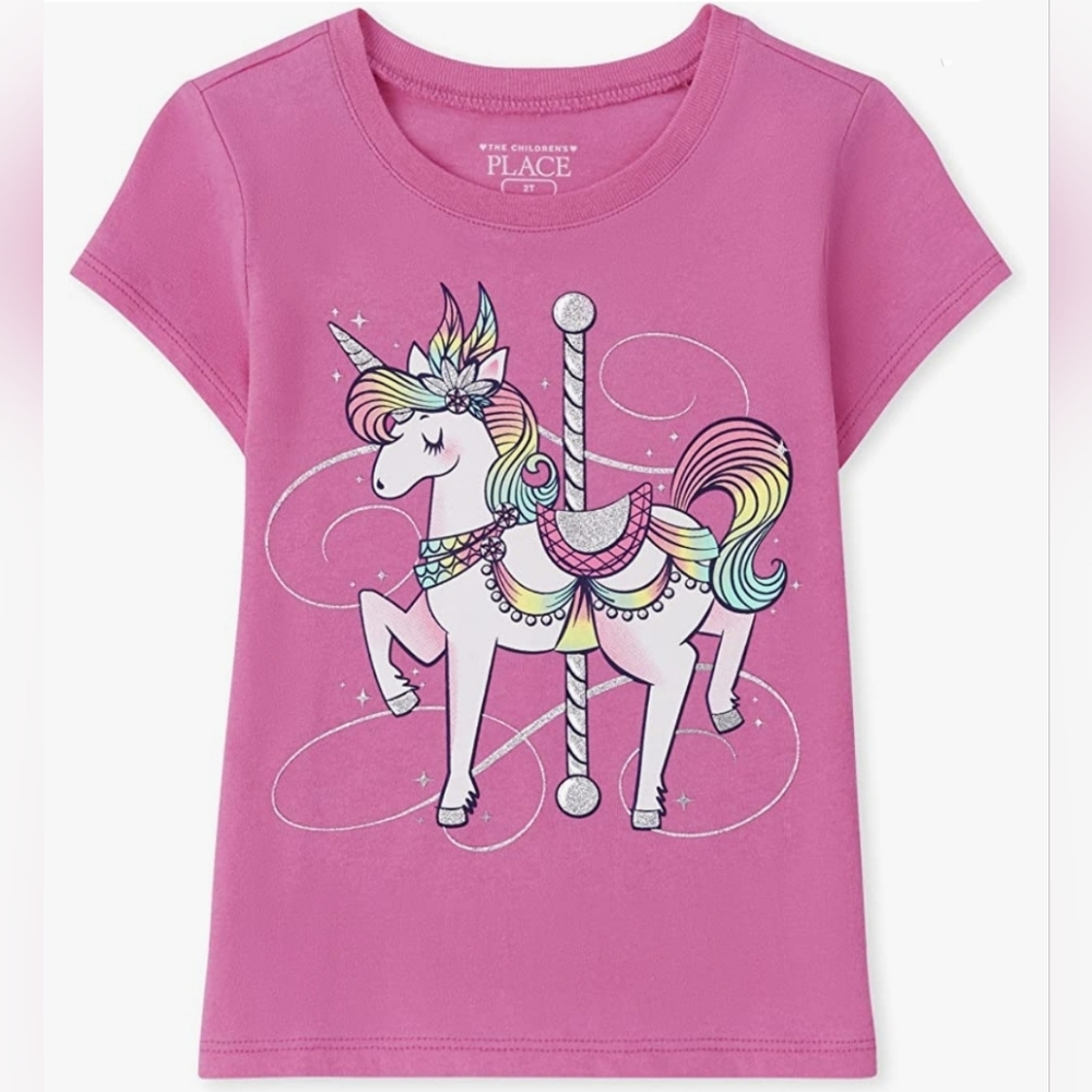 The Children's Place Baby and Toddler Girls Graphic T-Shirt